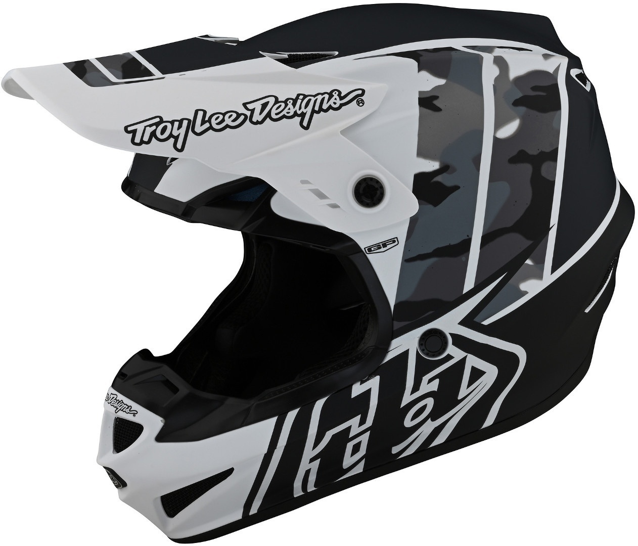 Troy Lee Designs GP Nova Camo Motocross Helm, mehrfarbig, Größe L