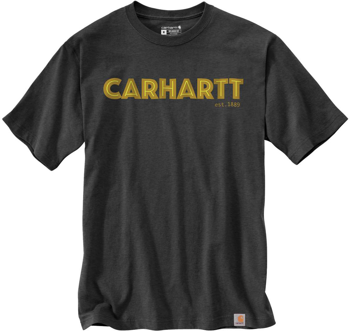 Carhartt Logo Graphic T-Shirt, grey, Size L, L Grey unisex