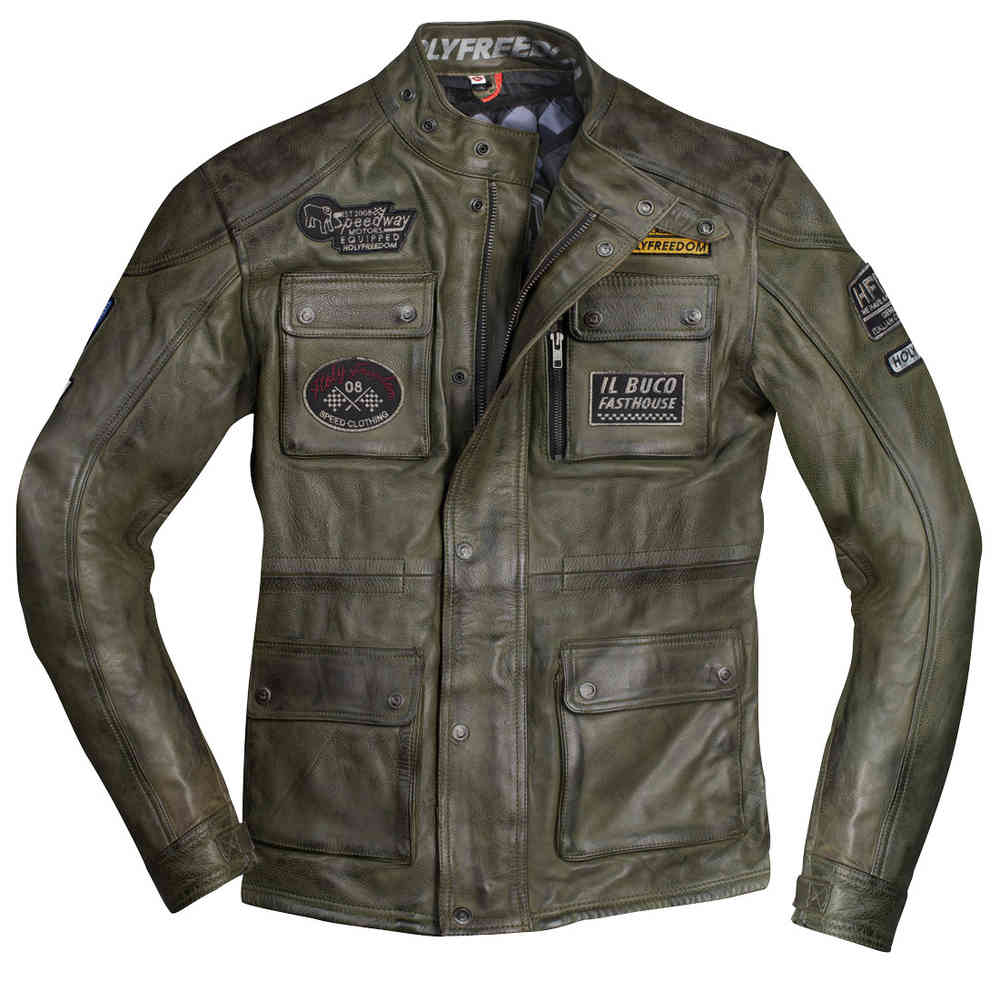 HolyFreedom Quattro Evolution Motorcycle Leather Jacket