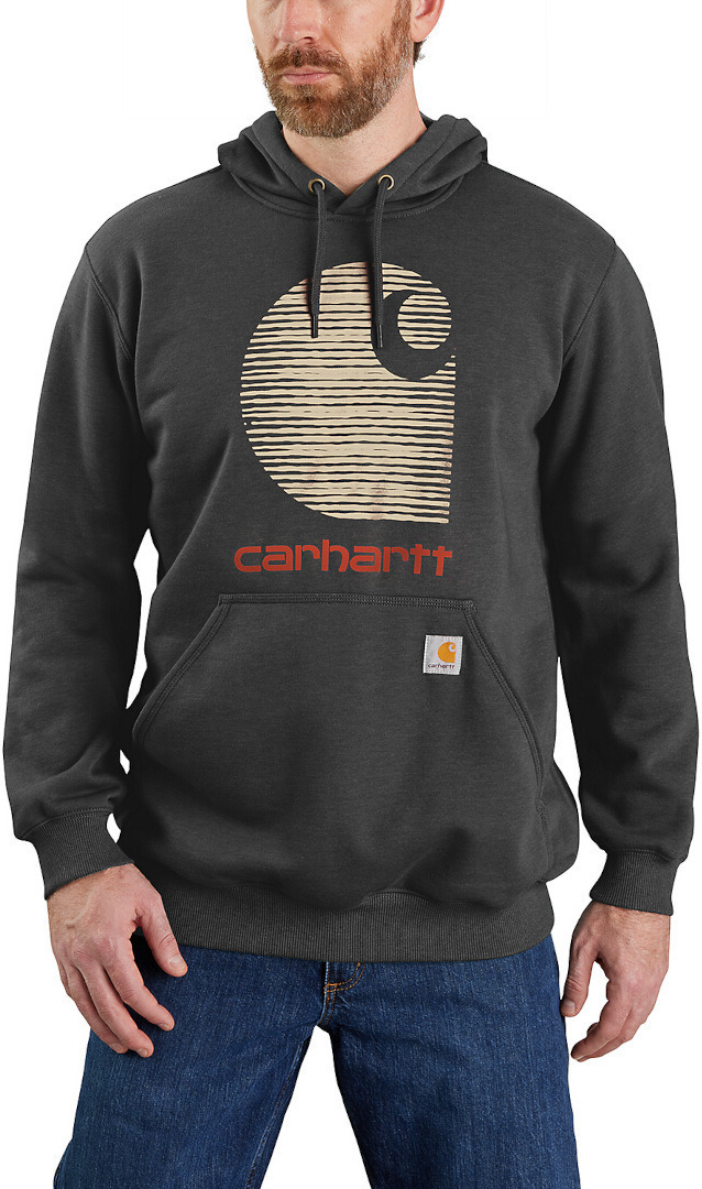 Carhartt Rain Defender C Logo Hættetrøje, grå, størrelse S