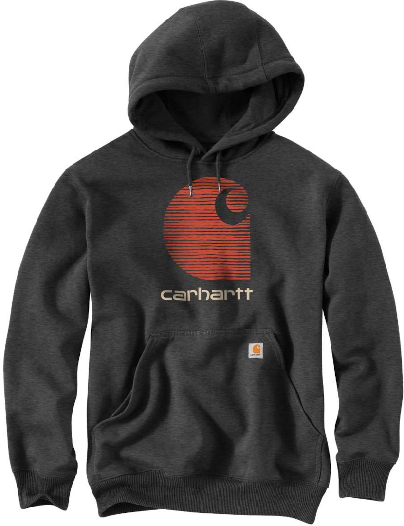 Carhartt Rain Defender C Logo Hoodie, grey, Size S, grey, Size S