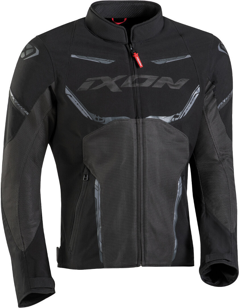 Ixon Striker Air Motorrad Textiljacke, schwarz-grau, Größe L