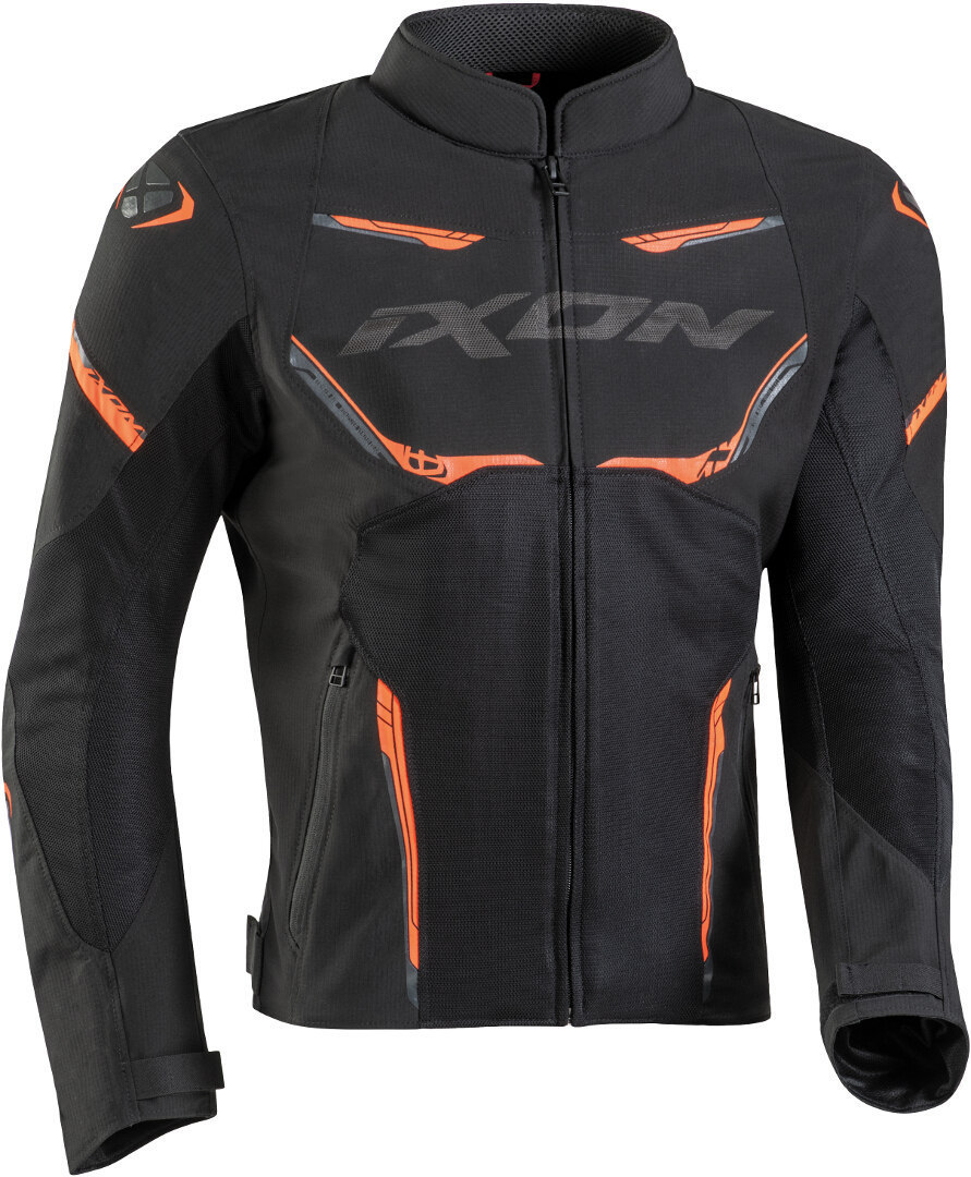 Ixon Striker Air Motorrad Textiljacke, schwarz-orange, Größe 2XL