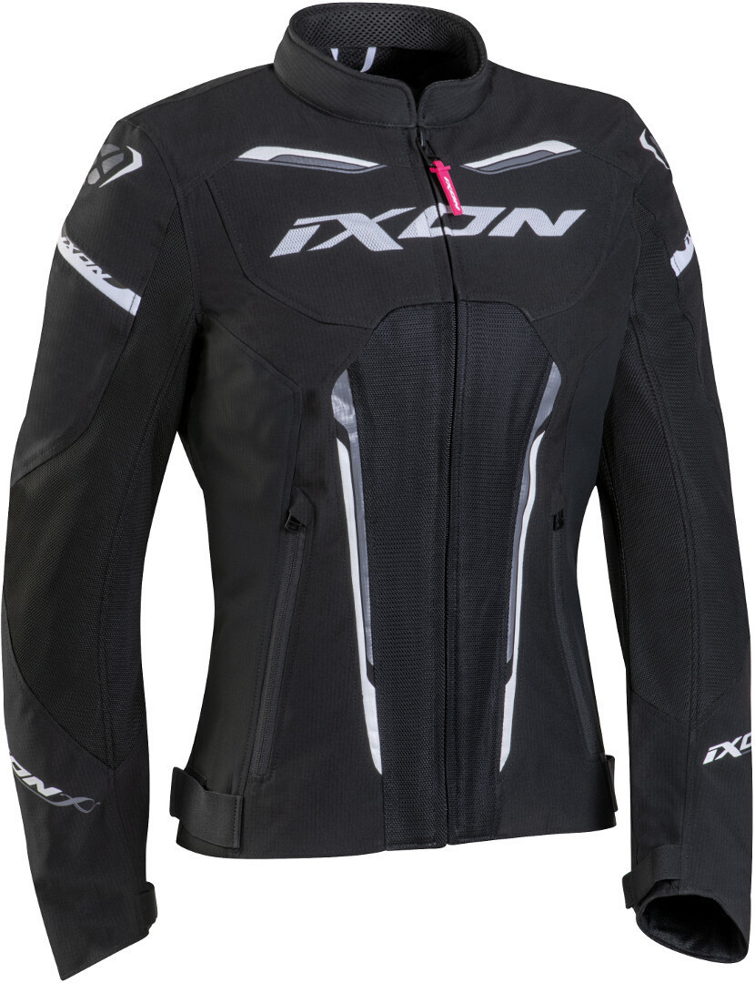 Ixon Striker Air Damen Motorrad Textiljacke, schwarz-grau, Größe M