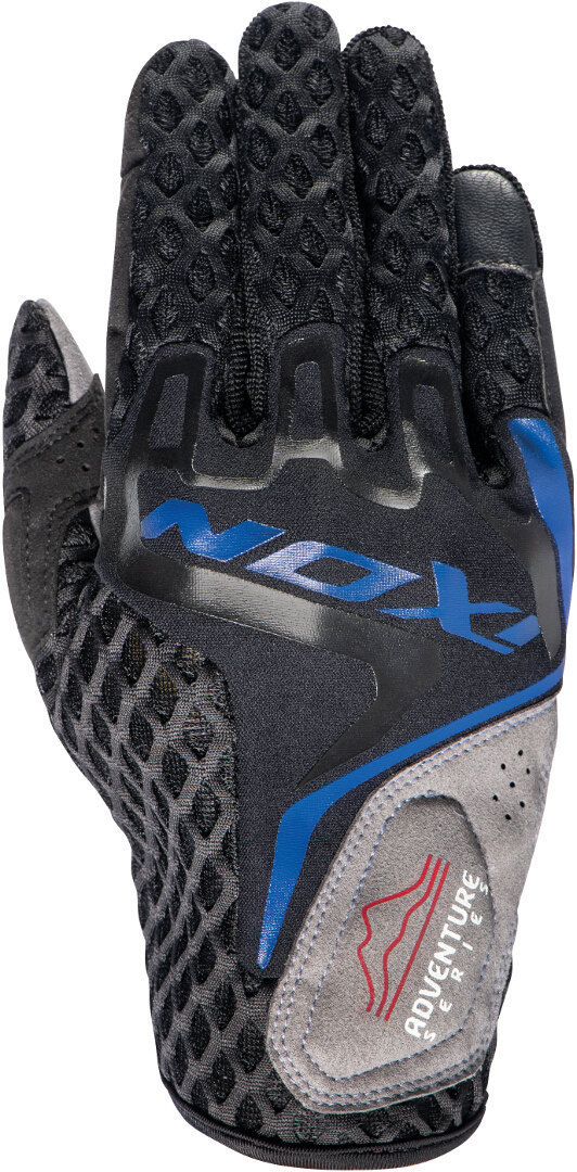 Ixon Dirt Air Motorrad Handschuhe, schwarz-grau-blau, Größe 2XL