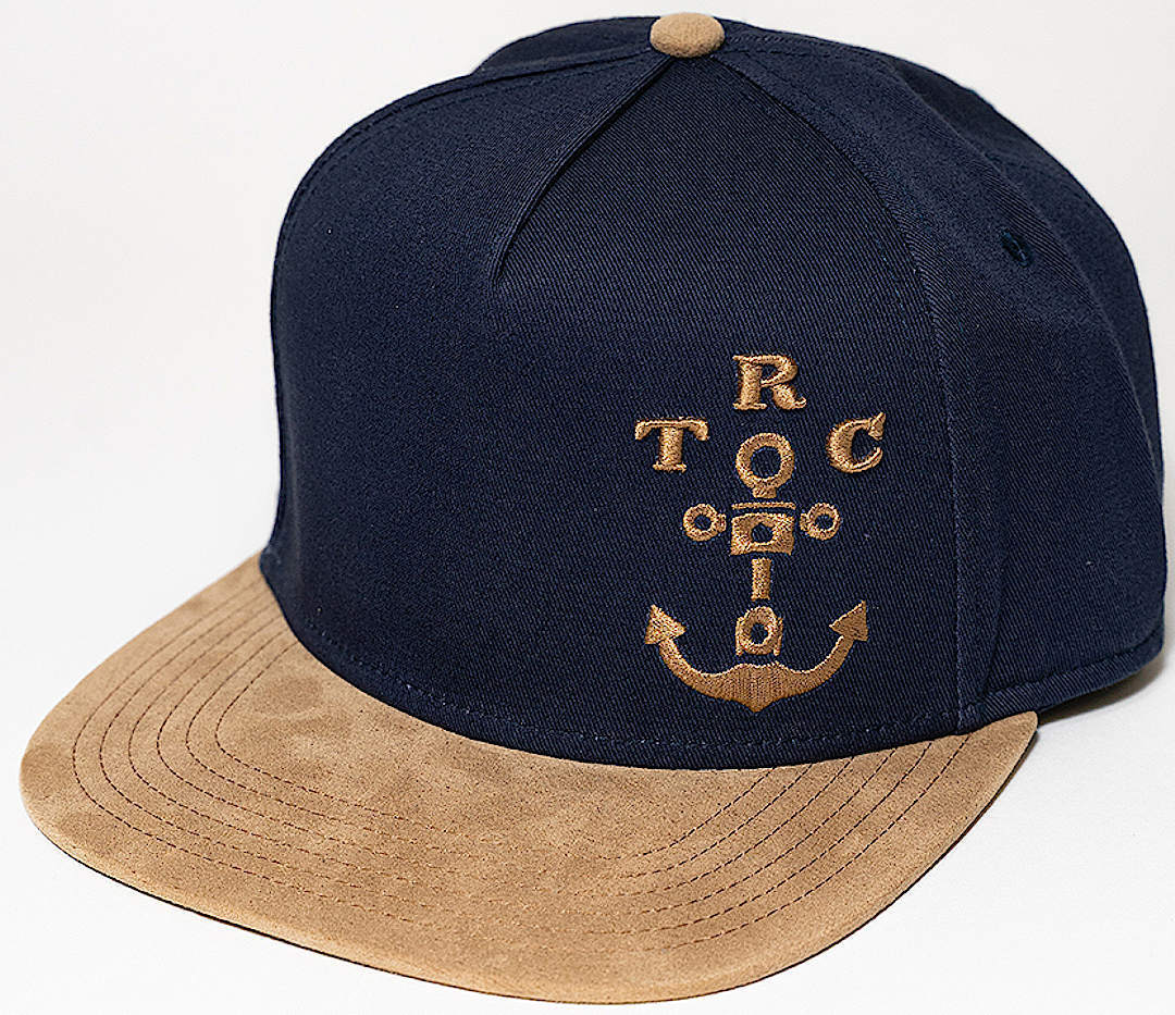 Rokker TRC Anchor Snapback Cap, blue, blue, Size One Size