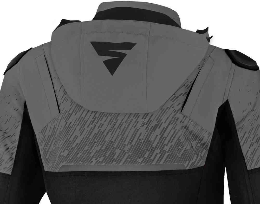 Shima Drift Ladies Motorcycle Textile Jacket, black-grey, Size M for Women