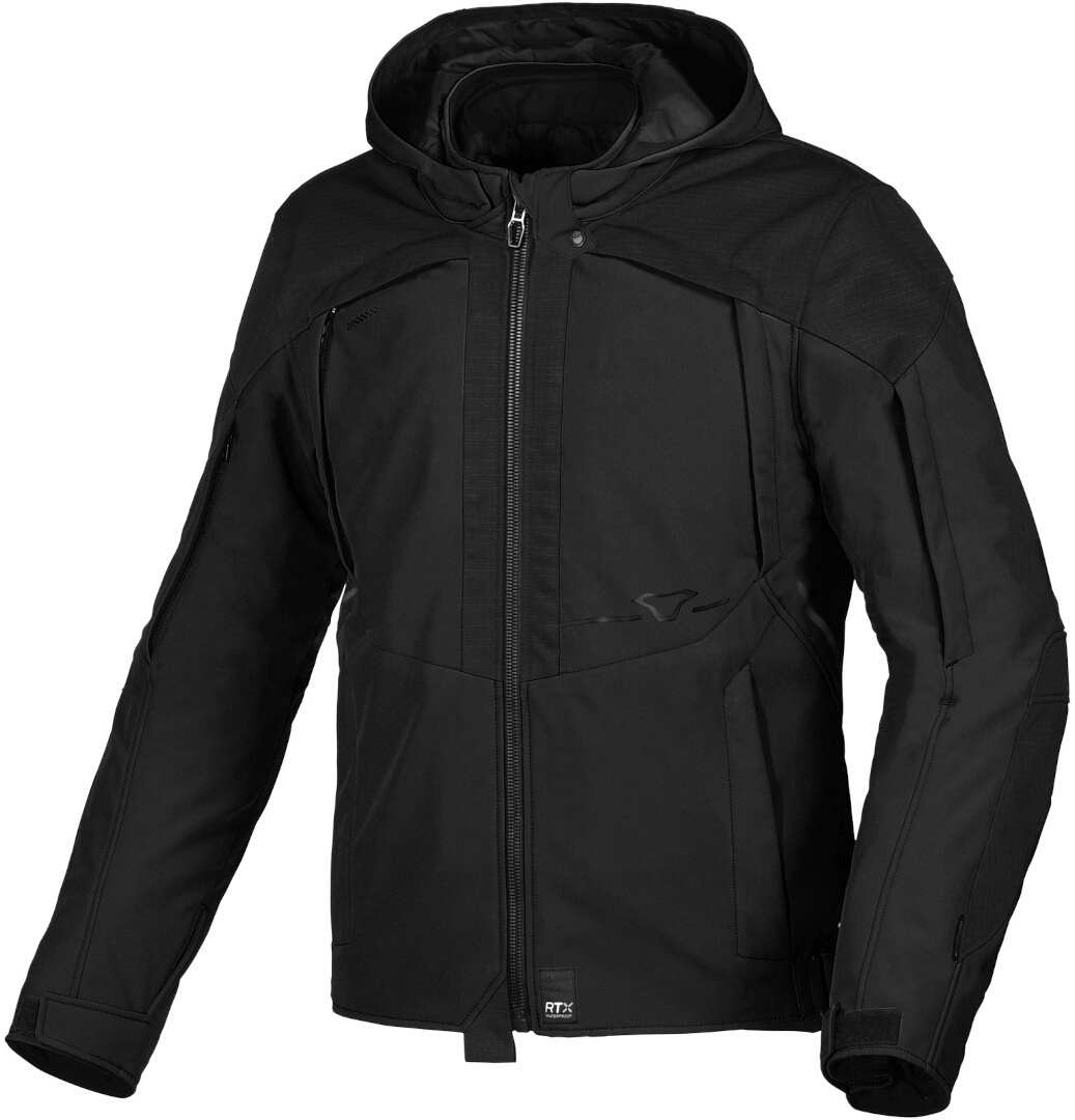 Macna Territor Waterproof Motorcycle Textile Jacket, black, Size M, black, Size M