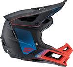 100% Aircraft 2 Steel Blue/Neon Red Downhill Helmet