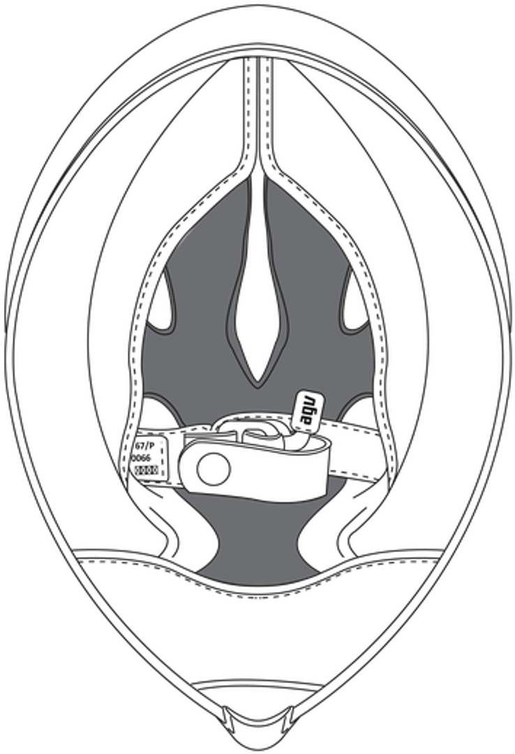 Image of AGV Pista GP R Crown Pad, nero-rosso, dimensione L