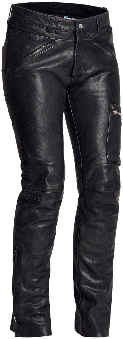 Halvarssons Rider Damen Motorrad Lederhose, schwarz, Größe 46