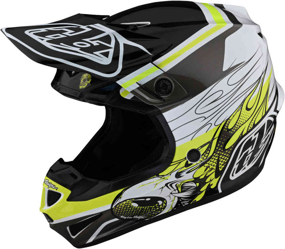 Troy Lee Designs SE4 Polyacrylite MIPS Skooly ユースモトクロスヘルメット
