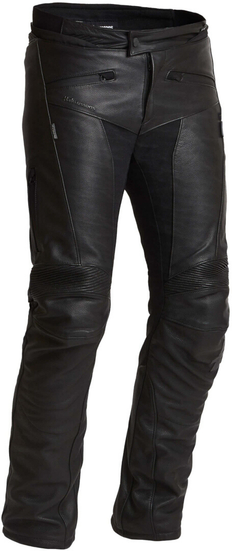 Image of Halvarssons Rullbo Pantaloni Moto in Pelle, nero, dimensione 65 66