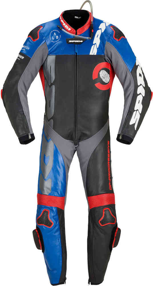Spidi DP-Progressive Perforated Pro Цельный кожаный костюм для мотоциклов