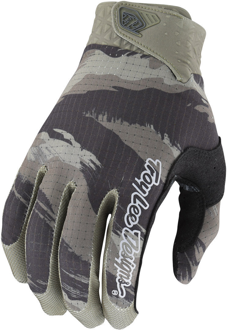 Troy Lee Designs Air Brushed Camo Motocross Handschuhe, grün, Größe M