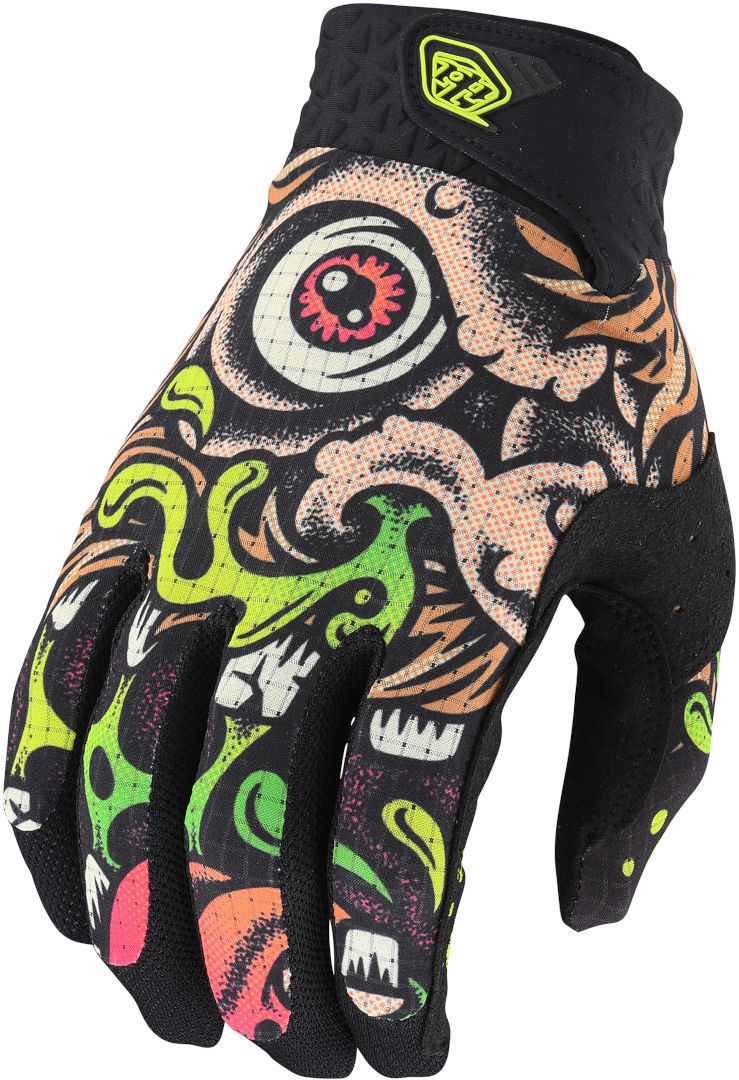 Troy Lee Designs Air Bigfoot Jugend Motocross Handschuhe, schwarz-grün, Größe XL