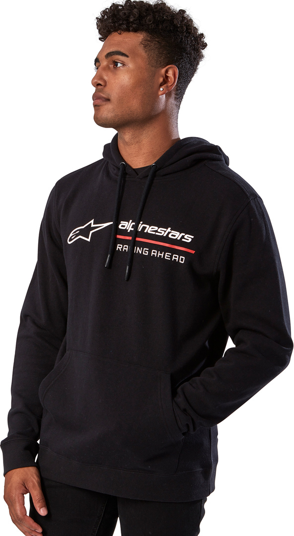 Alpinestars Linear Race Hoodie, black, Size S, black, Size S