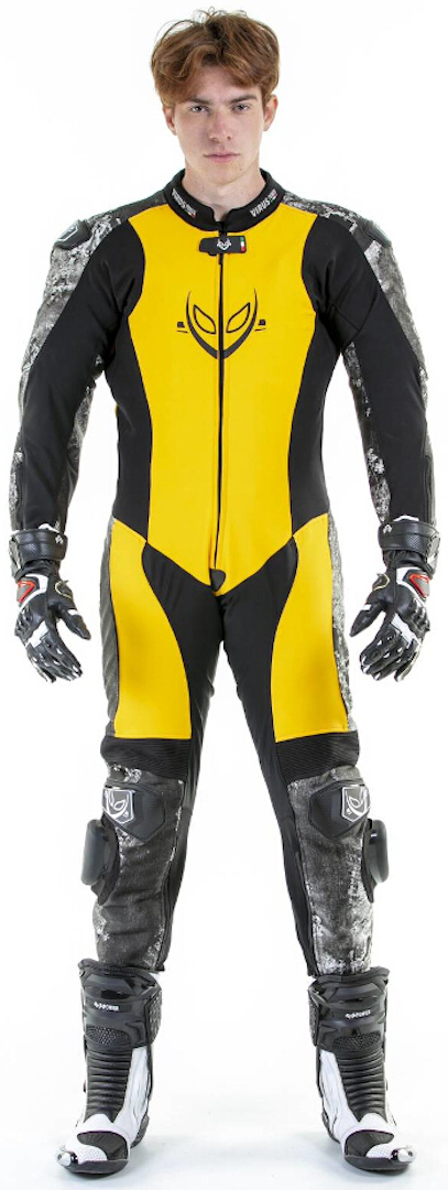 Virus Power Alien Denim yellow Airbag 1-Piece Motorcycle Textile Suit - buy  cheap ▷ FC-Moto