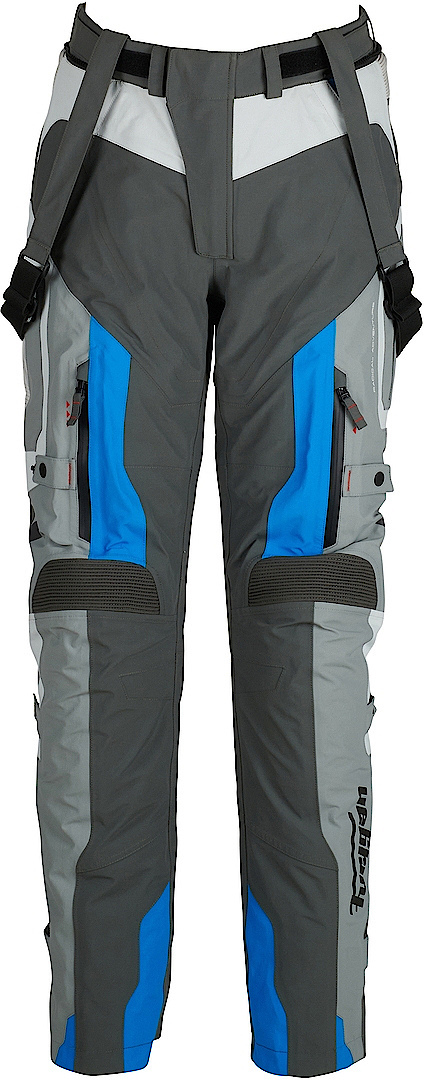Image of Furygan Discovery Pantaloni tessili moto, grigio-blu, dimensione 2XL