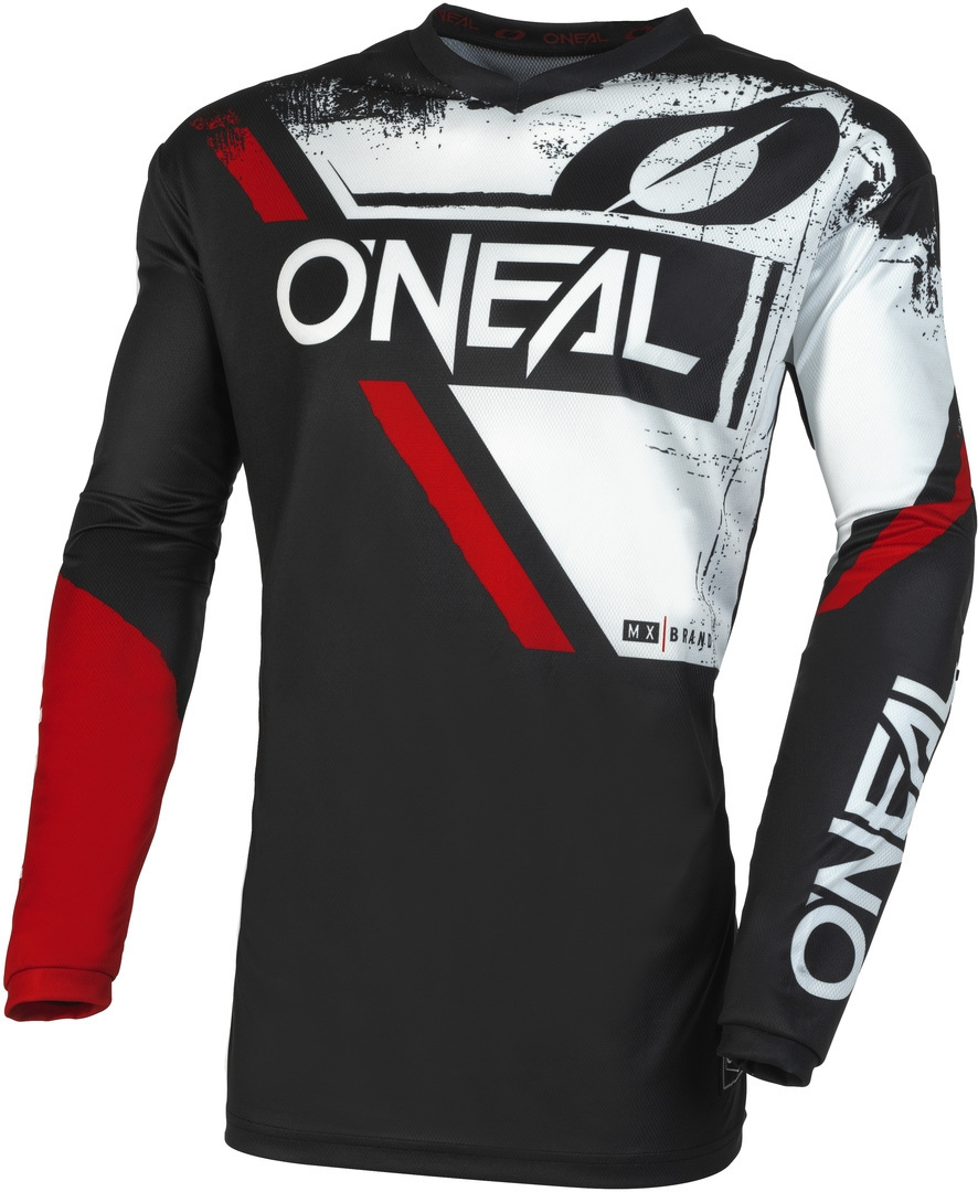 Oneal Element Shocker Motocross Jersey, black-white, Size 2XL, black-white, Size 2XL