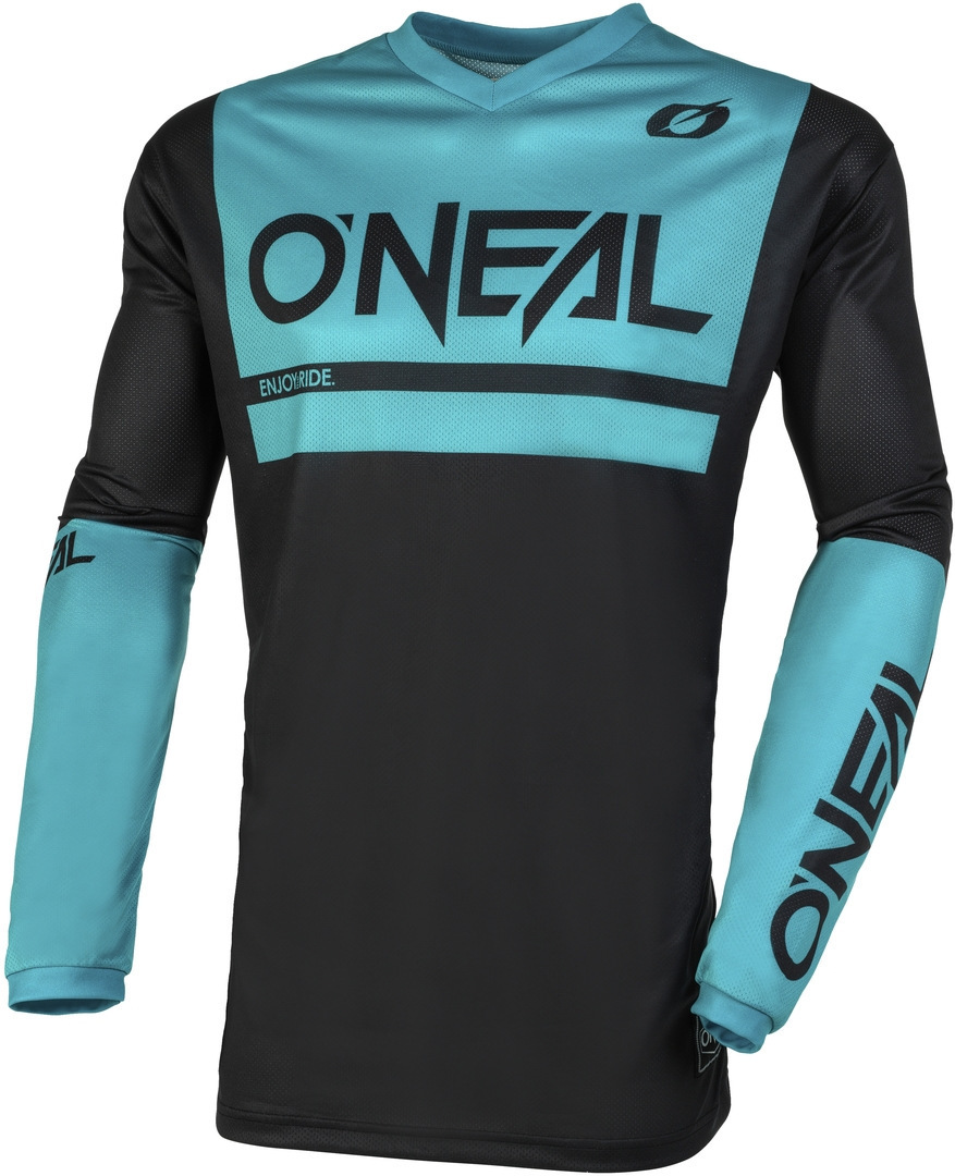 Oneal Element Threat Air Motocross Jersey, black-blue, Size M, black-blue, Size M