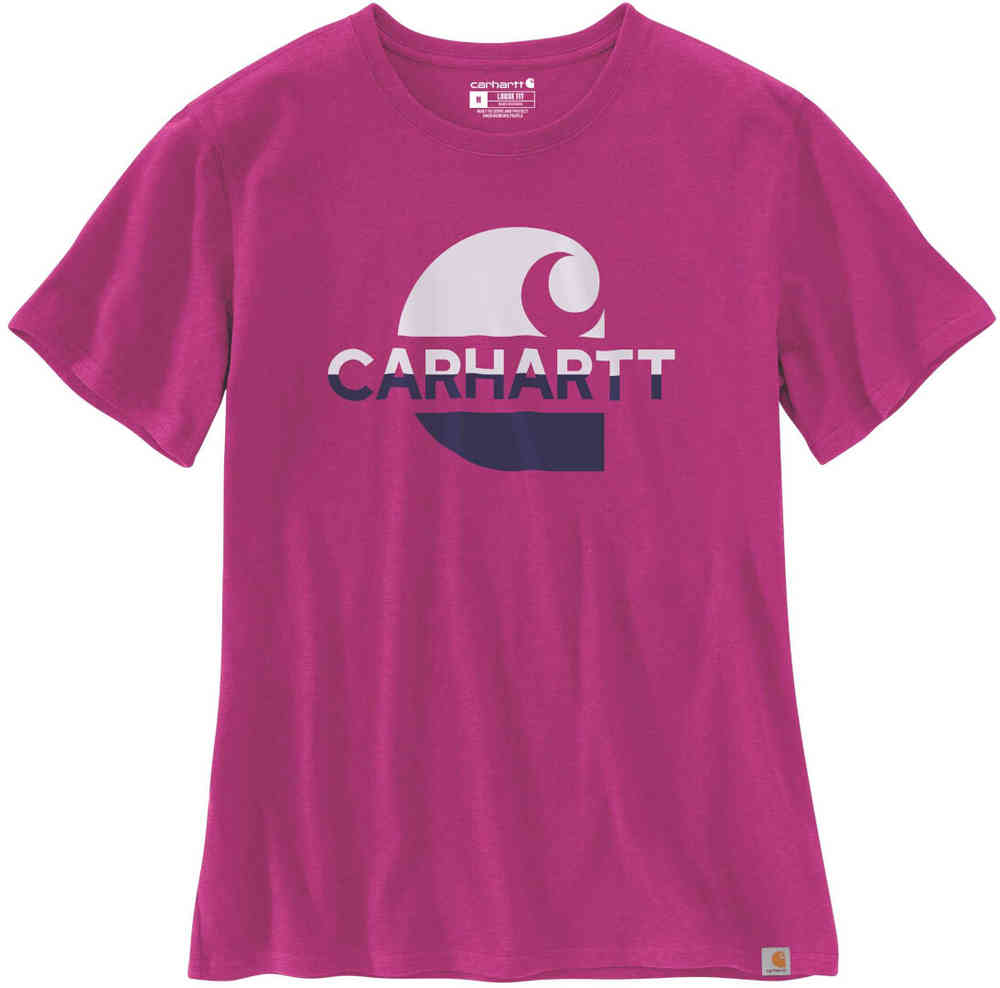 Carhartt Loose Fit Heavyweight Faded C Graphic T-Shirt Donna