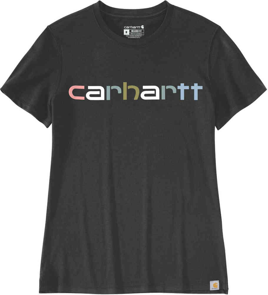 Carhartt Relaxed Fit Lightweight Multi Color Logo Graphic T-Shirt Donna