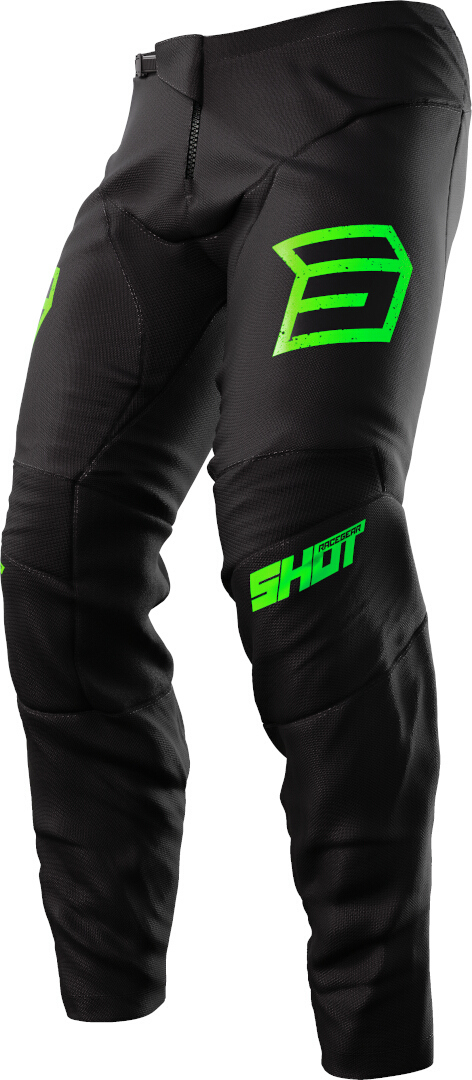 Shot Devo Army Motocross Pants, black-green, Size 38, black-green, Size 38