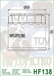 Hiflofiltro Хромовый масляный фильтр - HF138C