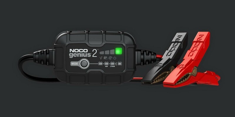 NOCO Chargeur de batterie intelligent montage avec pinces Genius2 6/12V 2A
