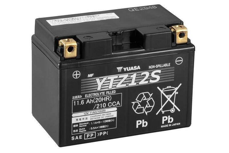 YUASA YuaSA Batteria YUASA W/C Attivata in fabbrica senza manutenzione - YTZ12S Batteria AGM ad alte prestazioni esente da manutenzione