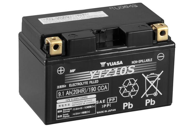 YUASA YUASA batteri YUASA M/C Vedligeholdelsesfri fabrik aktiveret - YTZ10S Vedligeholdelsesfrit AGM højtydende batteri