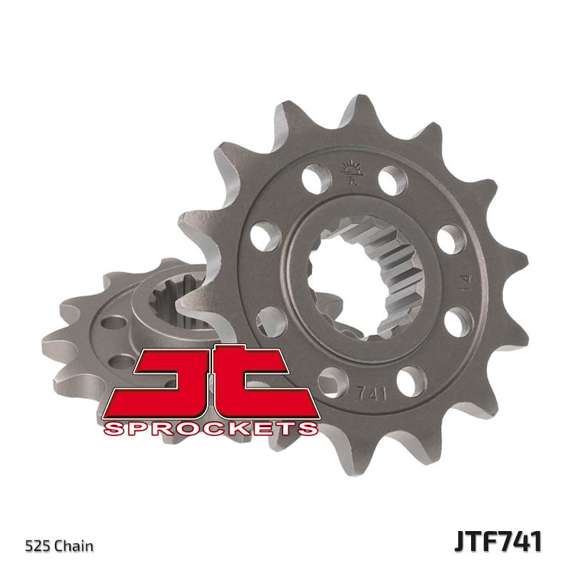 JT SPROCKETS Standard stålhjul 741 - 525