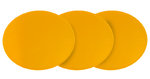 PRESTON PETTY Gele ovale frontplaat - verpakking van 3