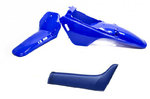 A.R.T. Original blå färg plastsats med blå komplett sadel Yamaha PW80