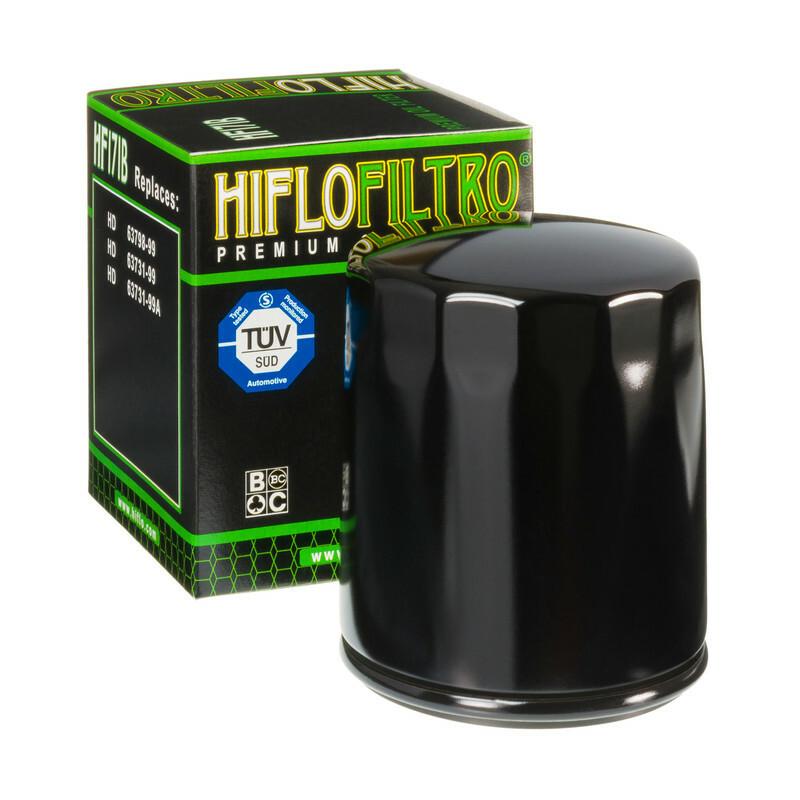 Hiflofiltro Oil Filter Glossy Black - HF171B