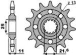 PBR Standard stål tannhjul 2172 - 520