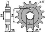 PBR Standardní ocelové řetězové kolo 2128 - 520