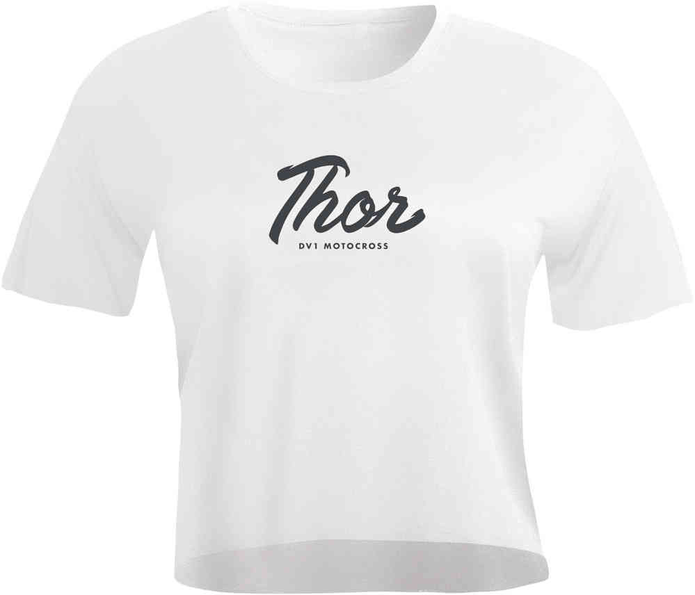 Thor Script Crop Ladies T-Shirt