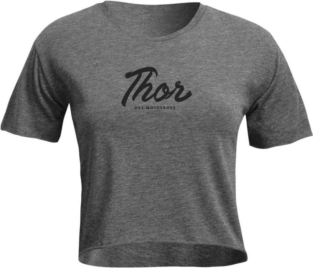 Thor Script Crop T-Shirt Donna