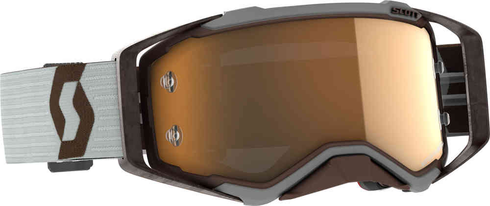 Scott Prospect Amplifier Chrome Harmaat/ruskeat Motocross-suojalasit