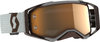Scott Prospect Amplifier Chrome Šedé/hnědé motokrosové brýle