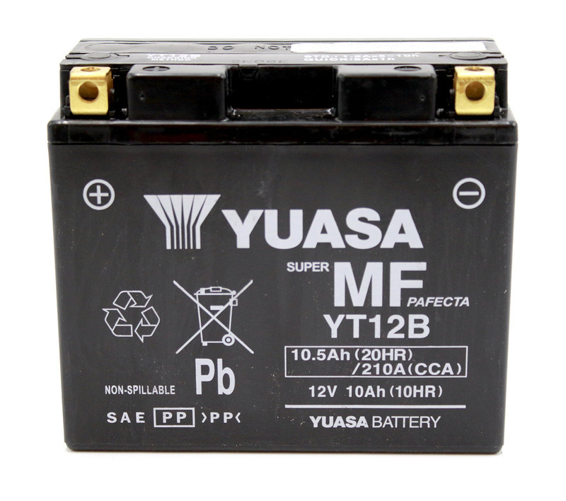 YUASA YuaSA Batteria YUASA W/C Attivata in fabbrica senza manutenzione - YT12B FA Batteria esente da manutenzione