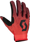 Scott 350 Dirt Evo Czerwono-czarne rękawice motocrossowe