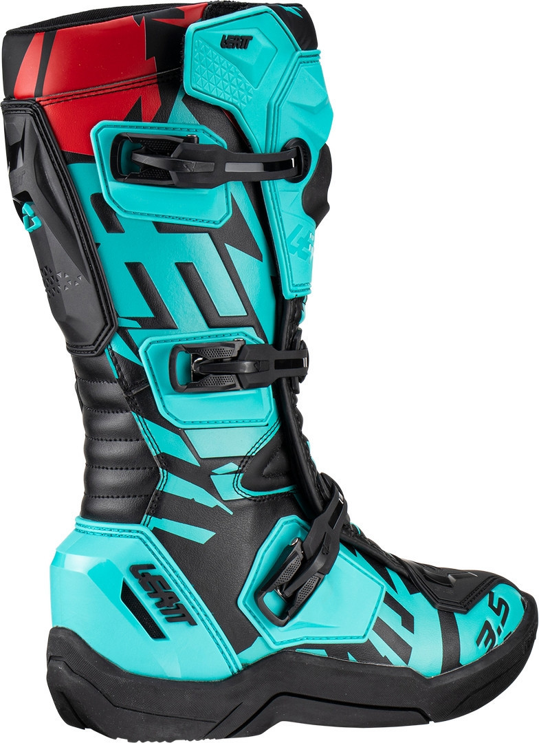 Photos - Motorcycle Boots Leatt 3.5  Motocross Boots, black-blue, Size 44 45 for Men  2023