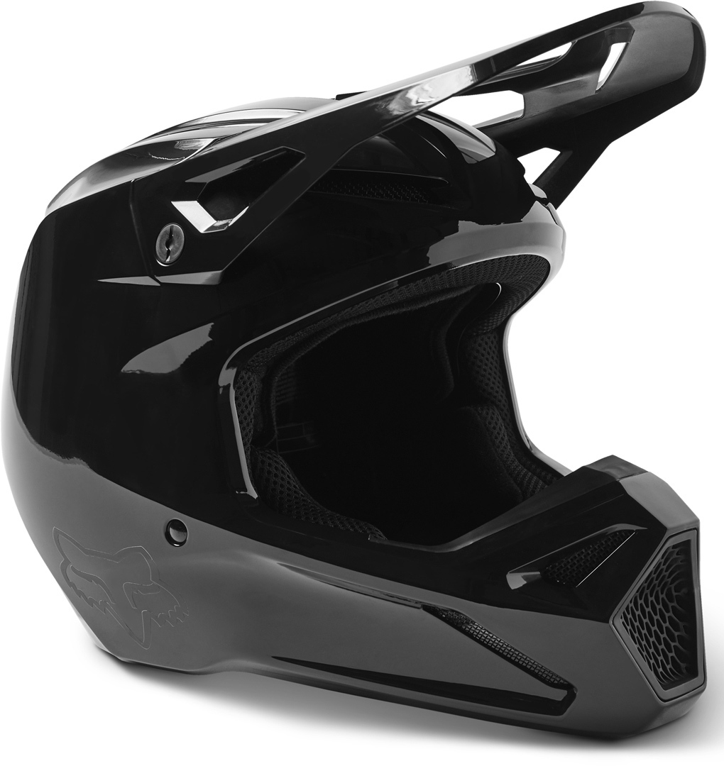 FOX V1 Solid Motocross Helmet, black, Size 2XL, black, Size 2XL