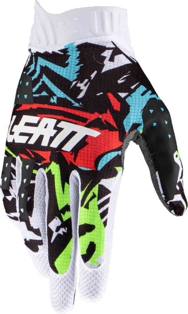 Leatt 1.5 GripR Zebra Dětské motokrosové rukavice