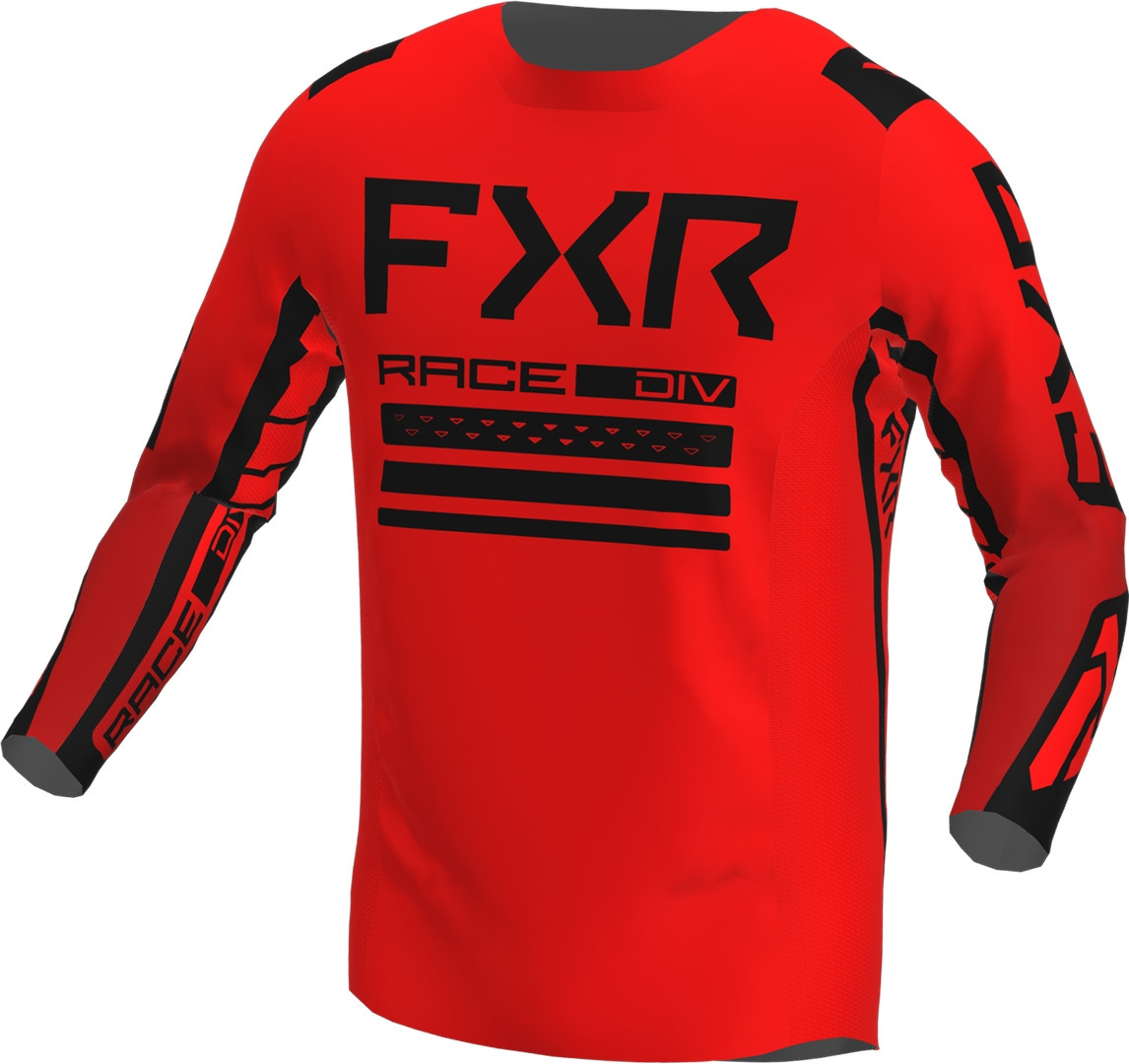 FXR Contender Off-Road Motocross tröja, svart-röd, storlek M
