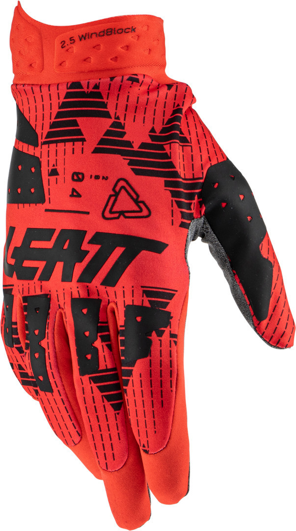 Leatt 2.5 Windblock Motocross Gloves, red, Size M, red, Size M