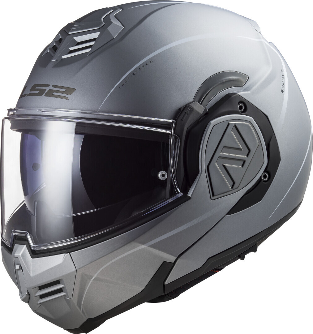 LS2 FF906 Advant Special Helm, silber, Größe XS